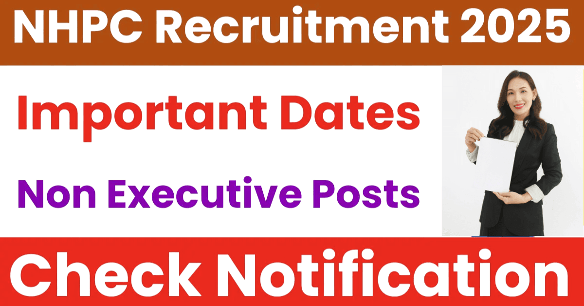NHPC Non-Executive Recruitment 2025