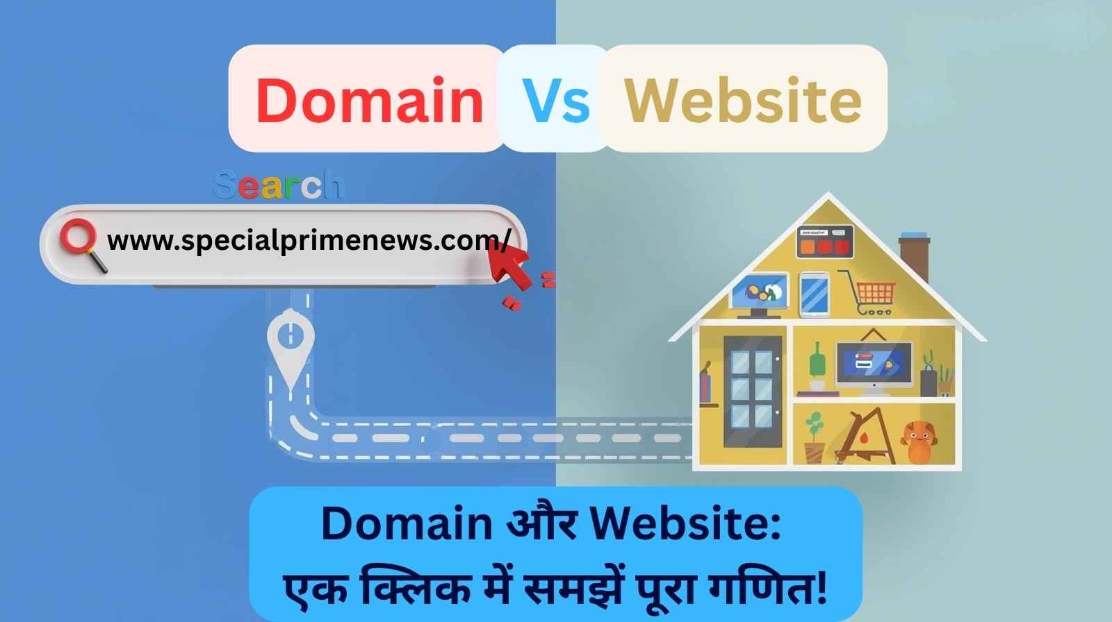 Domain vs Website Difference